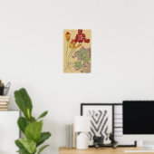 Poster Tulipes Art Nouveau (Bureau à domicile)