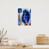 Poster Tulipes bleues (Cuisine)