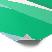 Poster Tulipes d'abricot Blocs de couleurs modernes artis (Coin)