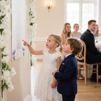 Poster Tulipes dans Delft Blue personnalisable