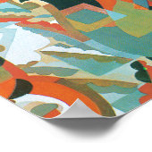 Poster Tulipes en Abstrait (Coin)