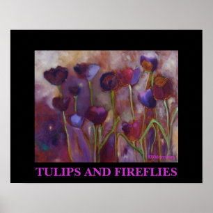 POSTER TULIPES ET LUCIOLES - COPIE