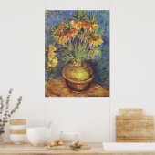 Poster Tulipes impériales de Van Gogh dans un vase de cui (Cuisine)