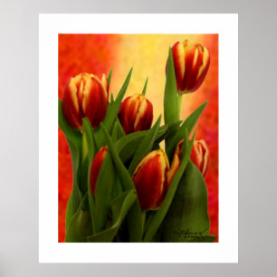 Poster Tulipes Mur Plus Petit Suspendu Art Le MUSÉE Zazzl