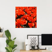 Poster Tulipes orange (Bureau à domicile)