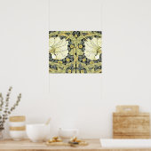 Poster Tulipes Pimpernel Art Botanique de William Morris (Cuisine)