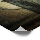 Poster Tulipes roses dans un arrosoir (Coin)