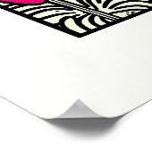 Poster Tulipes roses Gras Pop Art (Coin)