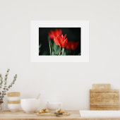 Poster Tulipes rouges (Cuisine)