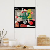 Poster Tulipes rouges (Cuisine)
