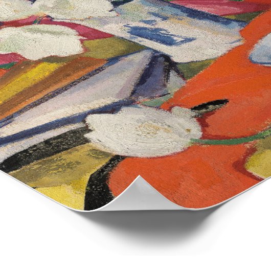 Poster Tulipes rouges et blanches | Samuel John Peploe (Coin)