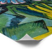 Poster Tulipes sans fil | Ernst Ludwig Kirchner (Coin)