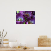 Poster Tulipes violettes vibrantes (Cuisine)
