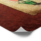 Poster Tulipomania Graph (red) (Coin)