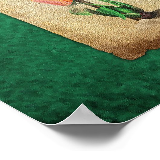 Poster Tulipomania Graph (Verts) (Coin)