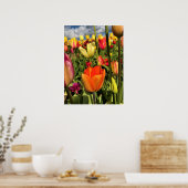 Poster Tulips du Colorful (Cuisine)