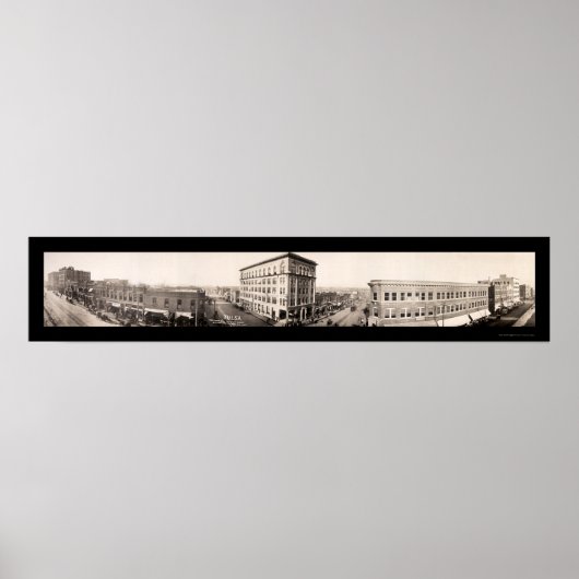 Poster Tulsa, Oklahoma Photo 1910 (Devant)
