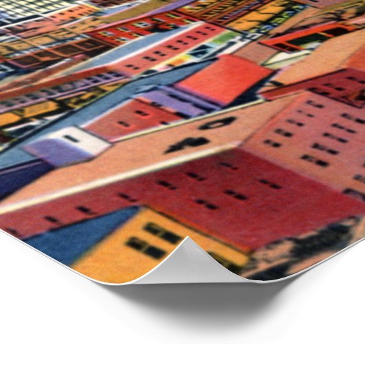 Poster Tulsa Oklahoma Skyline (Coin)