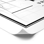 Poster Tulsa Oklahoma USA Travel City Map (Coin)