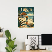 Poster Tulum Beach Mexique (Bureau à domicile)