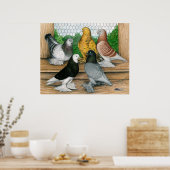 Poster Tumblers à l'ouest de l'Angleterre (Cuisine)