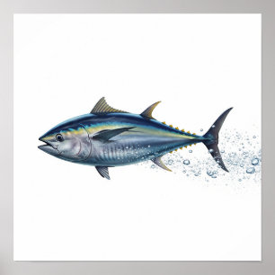 Poster Tuna de natation