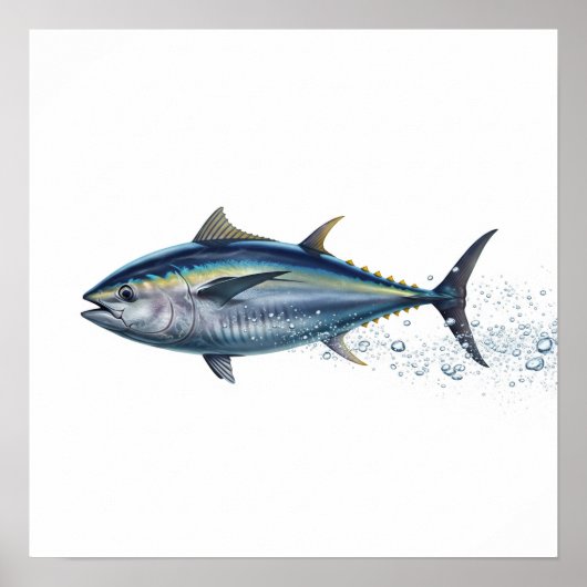 Poster Tuna de natation (Devant)
