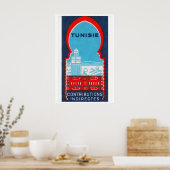 Poster Tunisia - Matchbox Print - Sweden Wall Art (Cuisine)