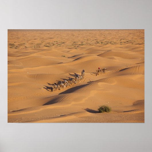 Poster Tunisie, Ksour Area, Ksar Ghilane, Grand Erg 4 (Devant)