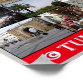Poster Tunisie - Mosaïque - Tunisie - (Coin)