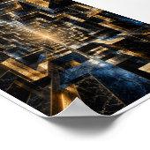 Poster Tunnel de cube infini (Coin)