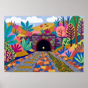 Poster Tunnel de Dixy, Sowerby Bridge