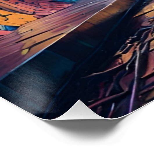 Poster Tunnel De Graffiti (Coin)