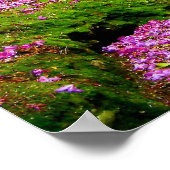 Poster Tunnel de Kenmare Rhododendron - Le... - Customisé (Coin)