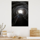 Poster Tunnel de la grotte sombre (Cuisine)