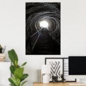 Poster Tunnel de la grotte sombre (Bureau à domicile)