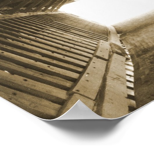 Poster Tunnel de lumière (Coin)