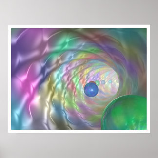 Poster Tunnel des couleurs