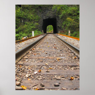 Poster Tunnel du train