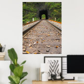 Poster Tunnel du train (Bureau à domicile)