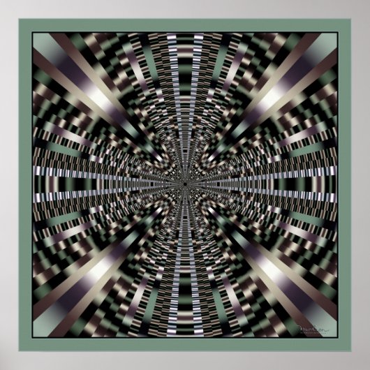 Poster Tunnel du train à puce (Devant)