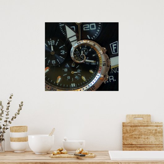 Poster Tunnels du temps (Cuisine)