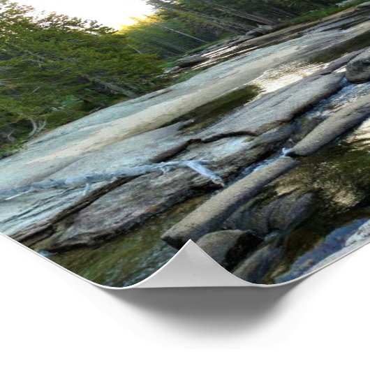 Poster Tuolumne river by campground, yosemite, CA (Coin)