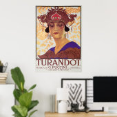 Poster Turandot Opera (Bureau à domicile)