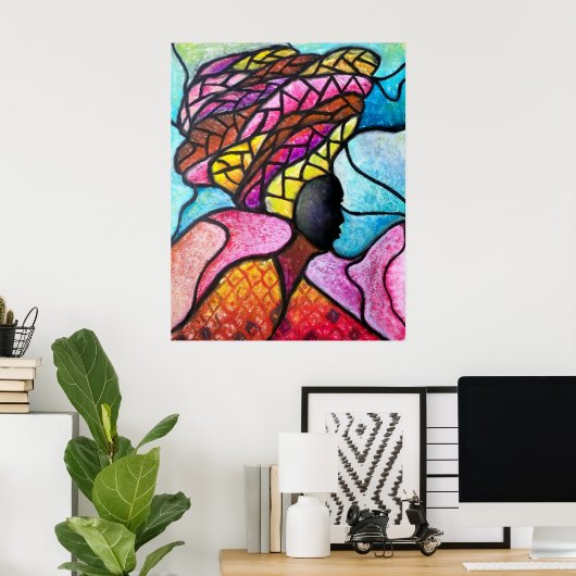 Poster Turban (Bureau à domicile)