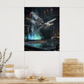 Poster Turbine Dragonfly Drift (Cuisine)