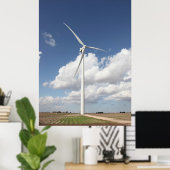 Poster Turbine éolienne (Bureau à domicile)