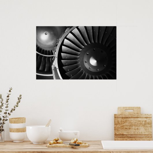 Poster Turbines (Cuisine)