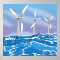 Turbines de puissance du vent marin
