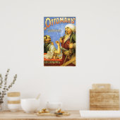 Poster Turc OTTOMAN Cigarettes Tabac Vintage Publicité (Cuisine)